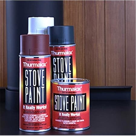 THURMALOX STOVE PAINT Stove Paint, Gloss, Gold, 12 oz 270-07